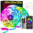 Fita LED USB 5V 5M a 30M - Luz Flexível para Casa e TV — miniatura