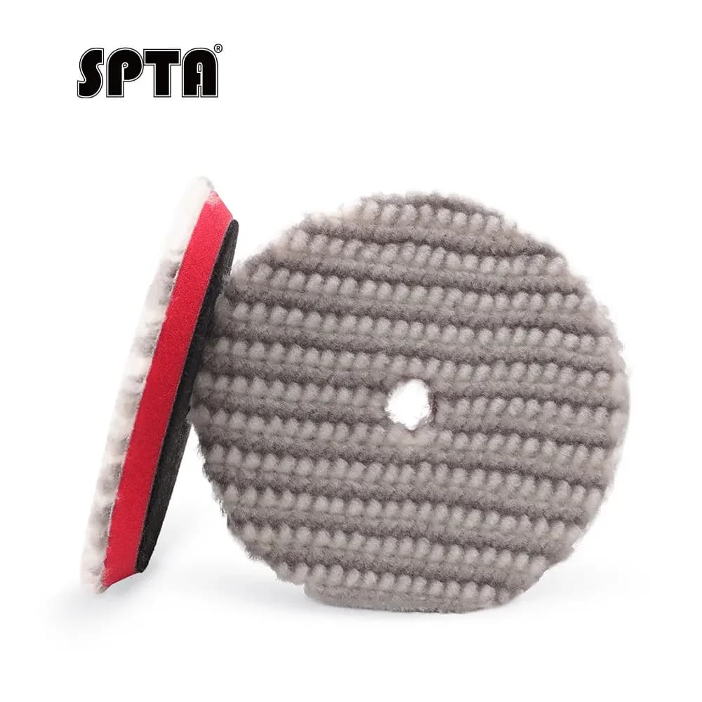 SPTA Almofada de Polimento Lã Cinza 76mm 125mm 150mm