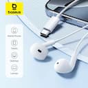 Baseus Encok CZ19 – Fone semi-in-ear com fio Tipo C — miniatura