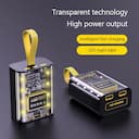 Kit 3x18650 Caixa de Carregador DIY - Power Bank com LED Noturna — miniatura