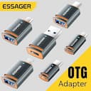 Essager Adaptador USB 3.0 OTG Tipo-C para USB-A e Micro — miniatura