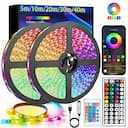 Fita de Luz LED 5050 RGB com Controle Bluetooth - R$12,42 — miniatura