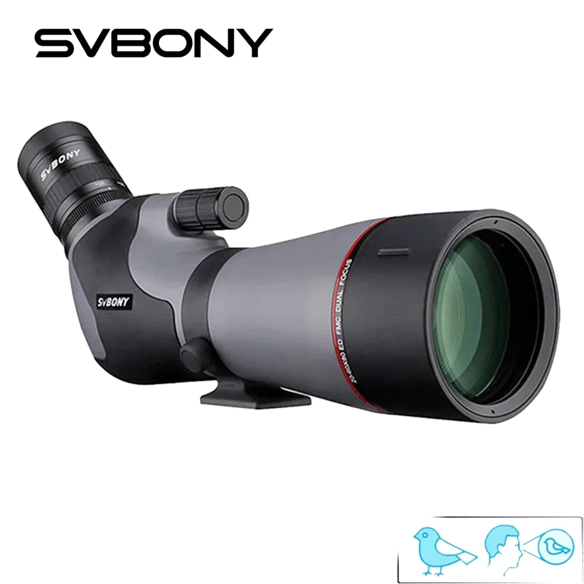 SVBONY Spotting Scope 20-60x80 ED Telescópio Profissional