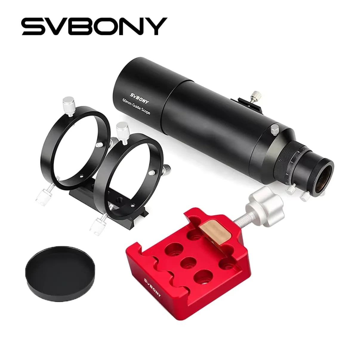 SVBONY Telescópio Guia 1.25" com Focalizador Helicoidal