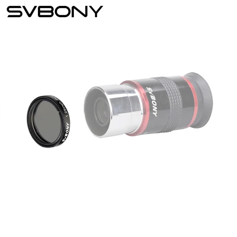 SVBONY Filtro Polarizador Linear 1.25" 2" Observação Planetária