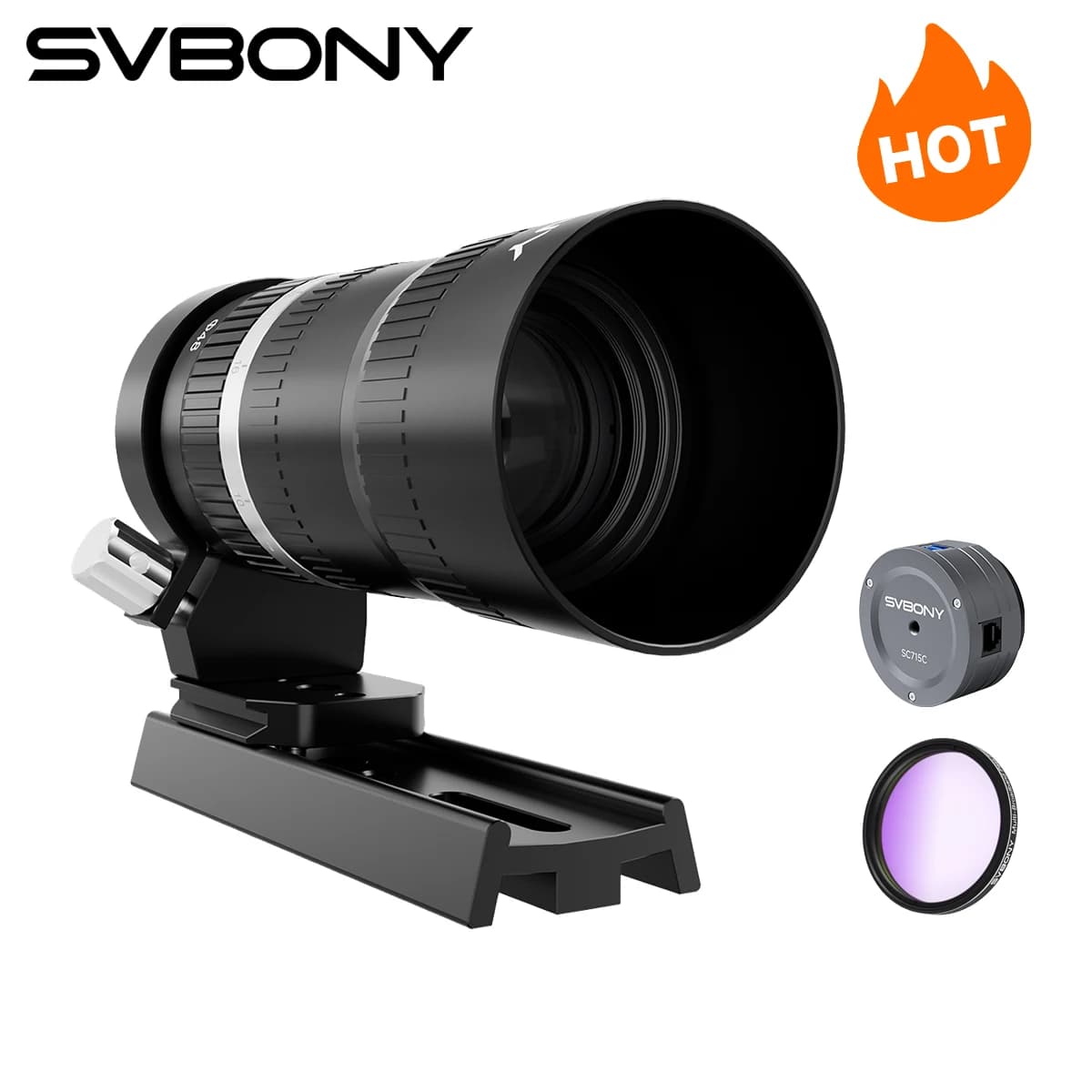SVBONY Refrator APO 105mm f/2.8 para Astrofotografia