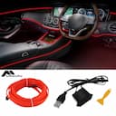 LED Neon 5m 5V Flexível para Iluminação Interna Automotiva - USB — miniatura