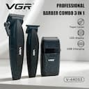 VGR Máquina de Cortar Cabelo Profissional 9000 RPM Sem Fio — miniatura