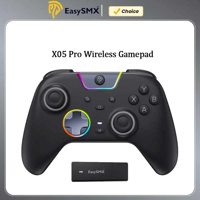 EasySMX Controle Sem Fio X05 Pro – Gamepad com Vibração Dupla
