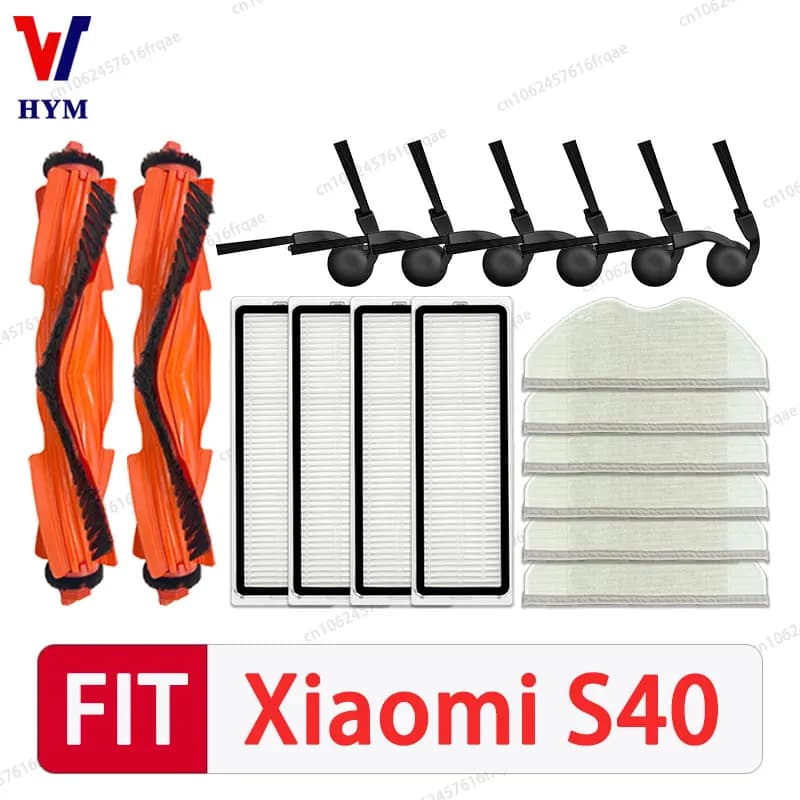 Para - Acessórios para Xiaomi S40/OV81: escova, mop, filtro HEPA