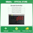 8bitdo Controle Arcade Sem Fio – Botões Mecânicos, Switch e PC — miniatura