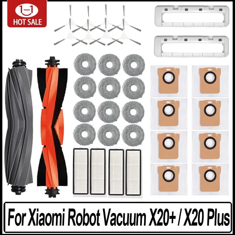 Xiaomi Robô Vácuo X20/X20 Plus - Kit Acessórios e Peças