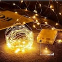 Luzes LED a Pilha – Corda para Quarto, Jardim e Eventos — miniatura