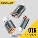 Essager Adaptador USB-C OTG 3.0 – Converte USB-A e Micro para Tipo C — miniatura
