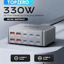 Carregador USB‑C 330W 100W PD3.0 PPS QC3.0 Multiport – R$ 130,02 — miniatura