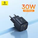 Baseus Carregador 30W GaN PD – Compatível com iPhone 12‑17, USB‑C — miniatura