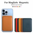 Genérica Capa Carteira Magnética iPhone Samsung Suporte Cartões — miniatura