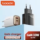 Carregador Rápido USB‑C GaN 33W com Display – iPhone e Samsung — miniatura