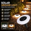 Luminária Solar de Piso com 14 LEDs – Luz LED Impermeável — miniatura