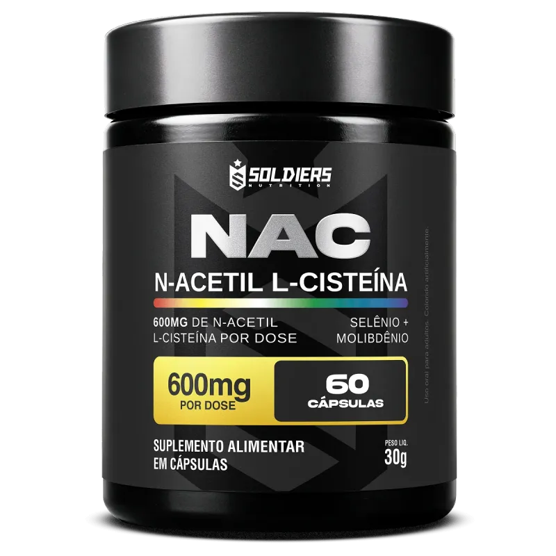 50% OFF NAC N-ACETIL L-CISTEÍNA - 60 Caps