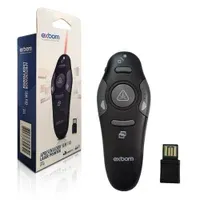 Apresentador Laser Point Multimidia Sem Fio  Slide Lpt-8 Exbom