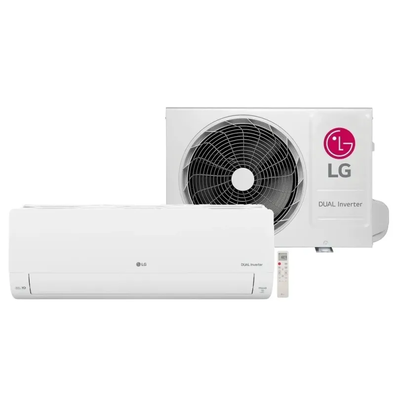 Ar Condicionado Split LG Dual Inverter AI Voice 9000 BTU/h Quente e Frio S3-W09AA31E - 220 Volts