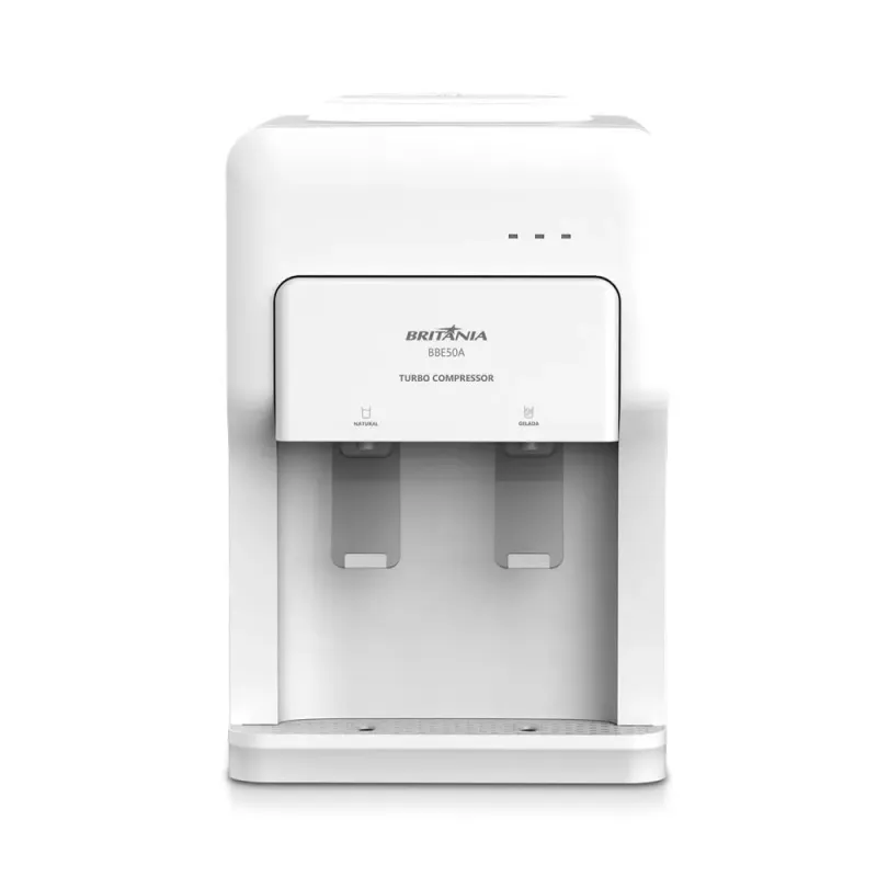 Bebedouro de Água Britânia BBE50A Compressor Natural e Gelada para Ambos Galões Branco 110V