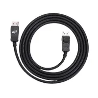 Cabo Displayport V1.4 Alta Performance, Ultra Hd 8k 60hz E 4k 144hz, Suporta Áudio Dolby 7.1, 2 Metros, Preto, Dp1420, Elg