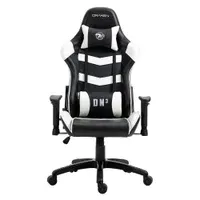 Cadeira Gamer Draxen Dn3, Giratória, Até 150kg, Preto/Branco