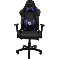Cadeira Gamer Mymax Mx12, Até 150 Kg, Giratória, Preto E Azul