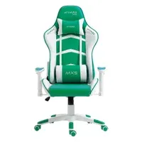 Cadeira Gamer Mymax, Mx5, Até 150kg, Giratória Branco E Verde