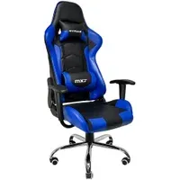 Cadeira Gamer Mymax Mx7, Até 150kg, Giratória, Preto E Azul