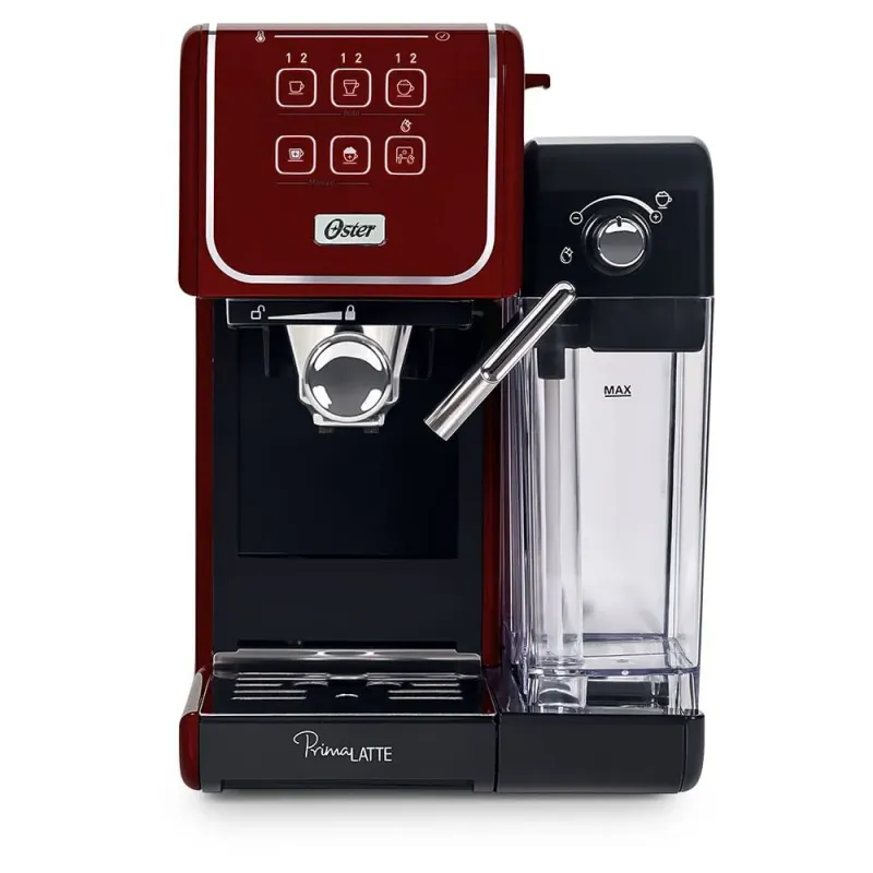 Cafeteira Espresso Oster Primalatte Touch BVSTEM6801R Vermelho