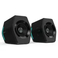 Caixa De Som Para Pc 16w Rms, Bluetooth, Usb, Aux P2, Bivolt, Rgb 12 Cores - Edifier G2000 Preta