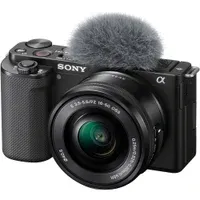 Câmera Sony Zv-E10 Mirrorless 4k, Lente 16-50mm, Preta