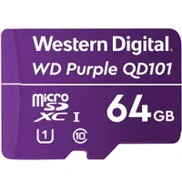 Cartão Intelbras Microsd 64gb Wd Purple Qd101, 32tbw, Para Segurança Eletrônica - 4600163