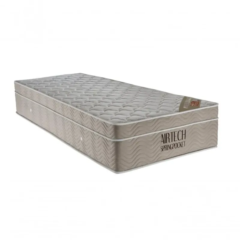 Colchão Airtech Spring Pocket Solteiro 88x188x25 Ortobom
