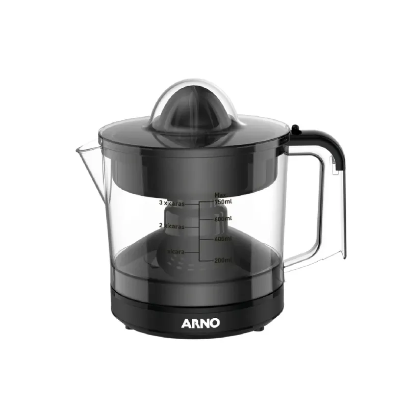 Espremedor de Frutas Arno Suco Express 40W e 750ml de Capacidade Preto CP31 220V