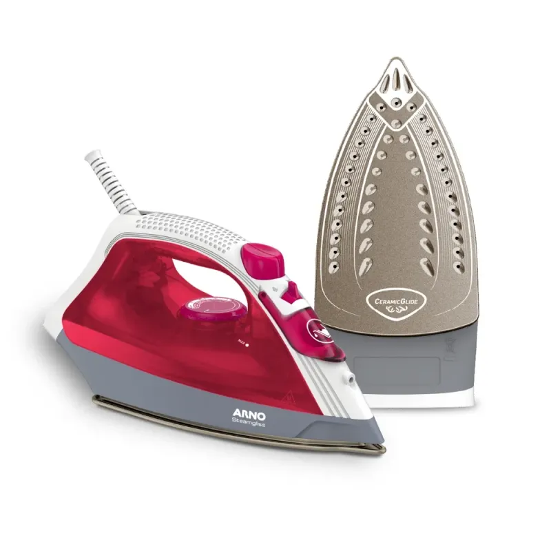 Ferro a Vapor Arno Steamgliss com Base Ceramic Glide FSGC 127V