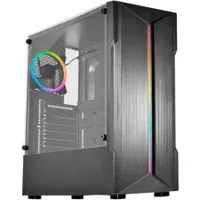 Gabinete Gamer Demon Ii K-Mex Gm-06w5, Preto, Sem Fonte