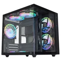 Gabinete Gamer Kmex Cg-02sb Aquário Micro