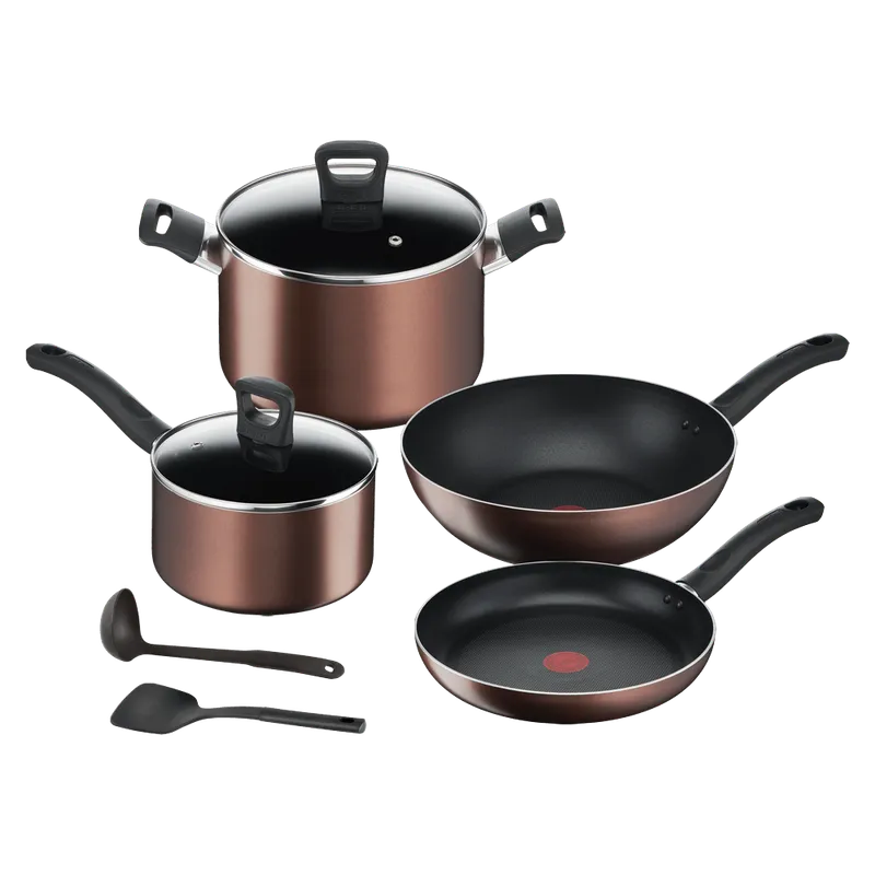 Jogo de Panelas 4 Peças Tefal Day By Day Bronze