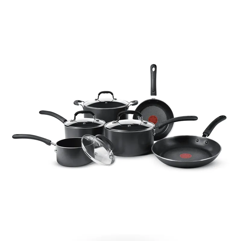 Jogo de Panelas Tefal Professional 6 peças Preto