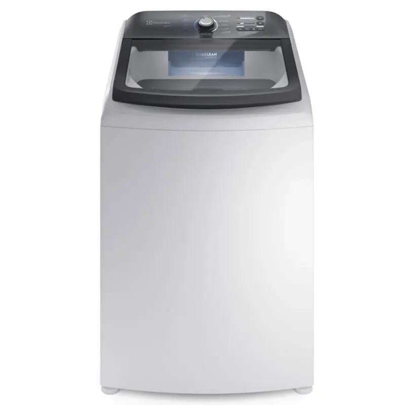Lavadora de Roupas Electrolux 18kg Efficient Branca com Cesto Inox e Jet Clean LEE18