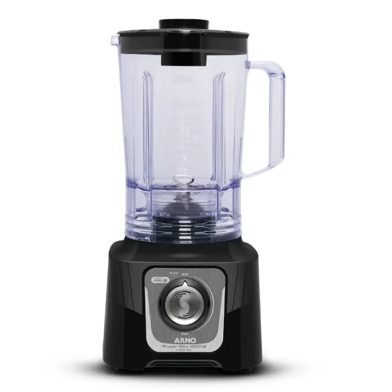 Liquidificador Arno Powermax Comfort Control 1200W Limpa Fácil Preto LN79 127V