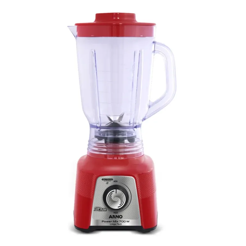 Liquidificador Arno Powermix 700W Limpa Fácil Vermelho LQ36 127V
