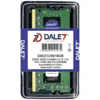 Memória Dale7, 16gb, 2133mhz, Ddr4, Notebook, 1.2v