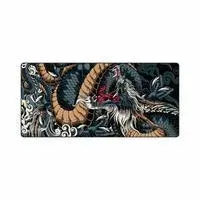 Mouse Pad Gamer Speed Extra Grande Profissional 70x30 - Dragão Azul