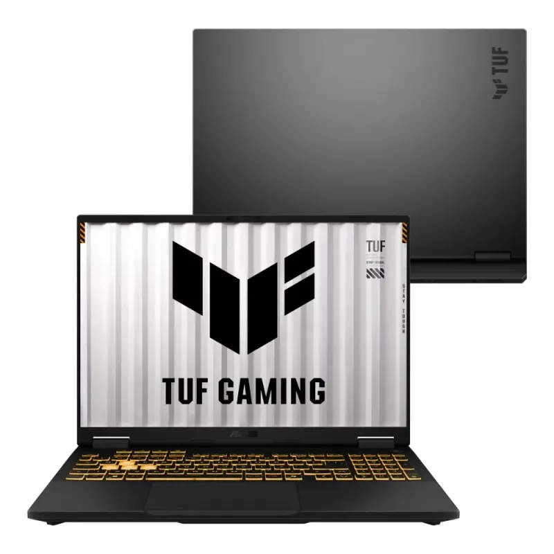 Notebook ASUS TUF Gaming F16 FX608JHR NVIDIA RTX 5050 Intel Core i7 14650HX 16GB Ram 512GB SSD Windows 11 Tela 16 165Hz Nível IPS Cinza - RV016W