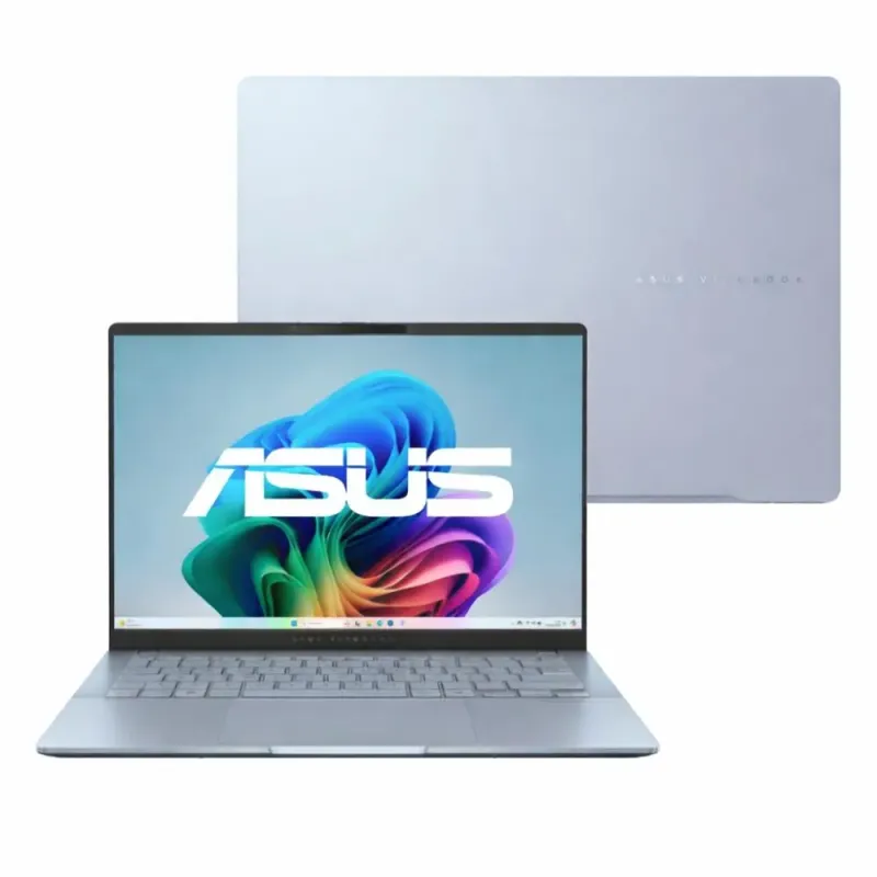 Notebook ASUS Vivobook S 14 Copilot+ PC S5406SA Intel Core Ultra 7 258 V 32GB RAM  1TB SSD Windows 11 Home 14" OLED, Mist Blue QD300W